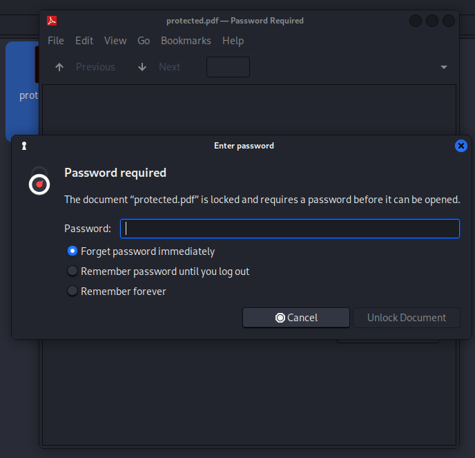Protected PDF